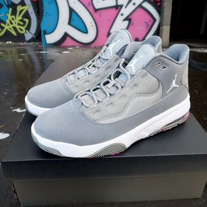 나이키 조던 맥스 아우라 2 미디움 그레이 쿨 그레이 회색 남성 농구화 스니커즈 운동화 패션화 데일리화