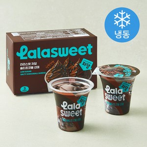 [로켓프레시] 라라스윗 저당 솔티초코볼 선데 아이스크림 (냉동), 1개, 3개입, 220ml