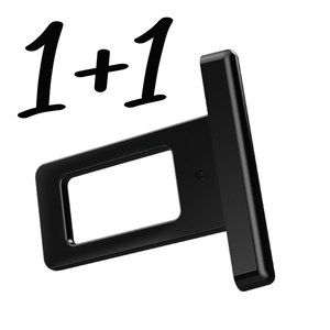 [1+1] 안전벨트 소리 경고등 클립 일자형 모던 심플