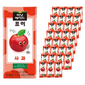 미닛메이드 조이 사과, 195ml, 32개