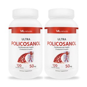 마이라이프 폴리코사놀 50mg 120캡슐, 120정, 2개